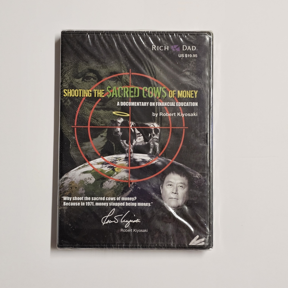 Shooting the Sacred Cows of Money – Sealed DVD – Robert Kiyosaki – Rich Dad